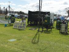 Catching up with good customers at the Esperance Trade Show 2013