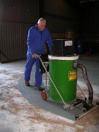 Clean large floors quickly with a Big Brute Warehouseman Farm Vacuum Cleaner
